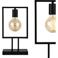 Lux.pro Tischleuchte Tischlampe Lampe Leuchte Wohnzimmer Nachttischlampe E27 []