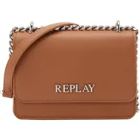 Replay Umhängetasche Schultertasche Crossbody Bag Caramel Cafe braun
