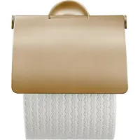 Duravit Starck T Papierrollenhalter, mit Deckel, 0099400400, Farbe: Bronze gebürstet