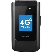 Brondi MAGNUM XXL 4G, Klapphandy, Dual-SIM, 8,13 cm (3.2"), 2 MP, Bluetooth, Grau