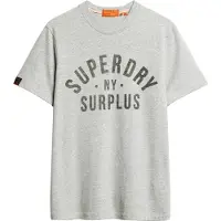 Superdry für Herren. M1012013A Surplus T-shirt grau (M), Lässig, Baumwolle, Kurzarm