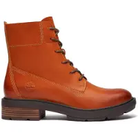 Timberland Stiefeletten Brimfield Mid Lace Up Boot Damen Medium Brown Full Grain-Schuhgröße 41,5