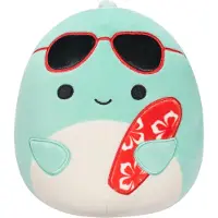 Jazwares Squishmallows 19 cm (7,5") - Serie 18 - Perry der Delfin mit Sonnenbrille