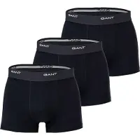 Gant Trunk "CORE TRUNK 3-PACK", Herren, Gr. XL, 3 Stk., Jersey, schwarz, Jersey, Obermaterial: 95% Baumwolle, 5% Elasthan, eng, Unterhosen Trunk