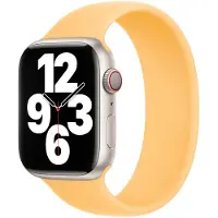 Apple Silikon Solo Loop für das Watch | 44/45/46/49 mm - Größe 11 - Sunglow