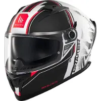 Mt Helmets BRAKER SV CHARM Integralhelm L in schwarz/weiß