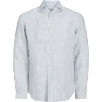 Jack & Jones Parker Linen Stripe Langarmhemd