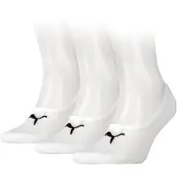 Puma Füßlinge "UNISEX FOOTIE 3P" 3 Paar, 3 Paar tlg. NoShow Socks, atmungsaktiv, elastisches Bündchen
