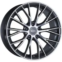 Mak Alufelge Munchen 9.5X19 5X120 Et 18 Gun Met-Mirror Face