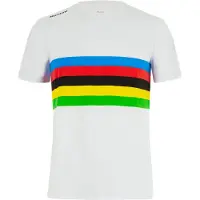 Santini Official Uci Rainbow 2025 Kurzarm-t-shirt Mehrfarbig XL Mann Mehrfarbig XL