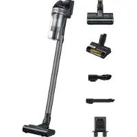 Samsung VS20B75AGR5, 2-in-1-Stabstaubsauger, Beutellos, Silber, Türkis, Trocken, Multizyklonisch, 86 dB