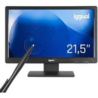Iggual MTL21CP, 54,6 cm (21.5"), 1920 x 1080 Pixel, Full HD, 250 cd/m², Widerständig, 1000:1