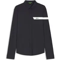 BOSS Shirt 10263169 Green Langarmhemd
