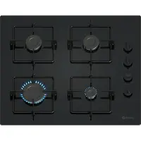 Balay 3ETG464SB, Schwarz, Integriert, 59 cm, Gaskochfeld, Gehärtetes Glas, 4 Zone(n)