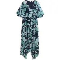 Tom Tailor Chiffon Kurzarmkleid