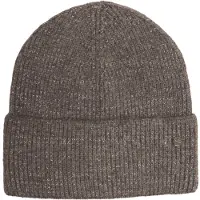 Capelli New York Beanie , Damen, braun (grau), Strick, Obermaterial: 100% Polyacryl, Glanzfaden, unifarben, Mützen Beanie, Strickmütze mit dezent eingearbeiteten Glitzerfäden