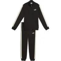 Puma Mädchen Trainingsanzug ESS TAPE Full-Zip Sweat Suit FL G 689728-01 140 - Black - 140