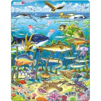 Larsen Puzzles Maxi LA-FH13, 60 Stück(e), Fauna, 6 Jahr(e)