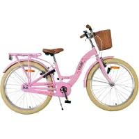 Volare Blossom Kinderfahrrad - Mädchen - 24 Zoll - Rosa - Zwei Handbremsen