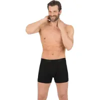 Trigema Schlüpfer "Unterhose Feinripp im Doppelpack", Herren, Gr. 10, 2 Stk., schwarz, 100% Baumwolle (Bio-Baumwolle kbA), Unterhosen Schlüpfer