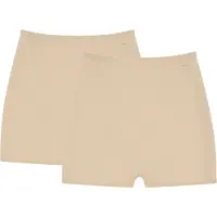 Mey Pagenslip "ONLY LYCRA", Damen, Gr. 42/44, beige (puder), Obermaterial: 60% Baumwolle, 35% Viskose, 5% Elasthan, unifarben, körpernah, Unterhosen Pagenslip, mit weichen Beinabschlüssen