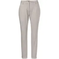 MADELEINE Chinohose "Hose Modische Chino-Hose mit Bundfalten", Damen, Gr. 21, N + K Gr, blau (kitt), Obermaterial: 98% Baumwolle CO (CMIA). 2% Elasthan EL., Modern, normal, Hosen Chinohose
