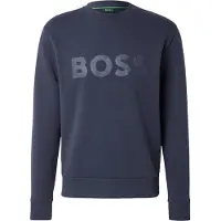 BOSS für Herren. 50555516 Salbo navy Sweatshirt (XXL), Lässig, Baumwolle, Marine