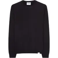 Seidensticker Strickpullover , Herren, Gr. XS, schwarz, 90% Wolle, 10% Seide, unifarben, regular fit, Rundhals, Pullover Strickpullover, 1/1 Rundhals Uni