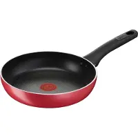 Lagostina 010254040124, Rund, Allzweckpfanne, Rot, Titan Einfach, Cucina Mediterranea, Keramik, Gas, Halogen, Induktion, Massekochplatte