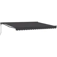 vidaXL Markisenrahmen Anthrazit 400 x 300 cm