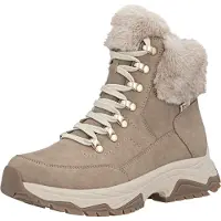 Rieker Damen Stiefelette mit Warmfutter & Reißverschluss | rutschfest W3971, Größe:42 EU, Farbe:Beige