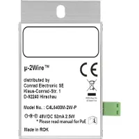 Renkforce RF-3684874 Netzwerkverlängerung 2-Draht Reichweite (max.): 300 m 2 St. 200 MBit/s mit PoE-Funktion