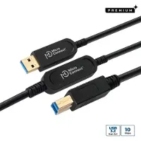 Microconnect MC-USB3.0AB15OP, 15 m, USB A, USB B, USB 3.2 Gen 2 (3.1 Gen 2), Schwarz