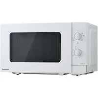 Panasonic NN-GM21QWEPG, Arbeitsplatte, Solo-Mikrowelle, 20 l, 800 W, Drehregler, Weiß