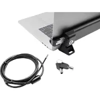 Renkforce Laptop Schloss Schlüsselschloss inkl. 2 Schlüssel 150 cm RF-LLS-300
