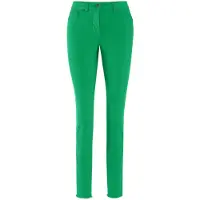 MADELEINE "Jeans Mid Waist Skinny-Hose mit Fransen" mit Fransensaum