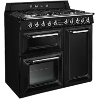 Smeg Tr103 100 Cm Gasherd Mit Backofen 6 Brennern