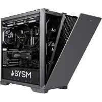 Abysm Danube Mura Pro, Tower, PC, Schwarz, ATX, EATX, ITX, micro ATX, ABS, Stahl, 16,4 cm