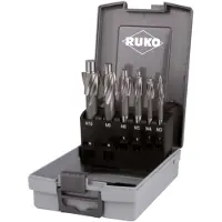 RUKO Flachsenker-Satz DIN 373 HSS für Gewindekernloch - 6-tlg. - 102452RO