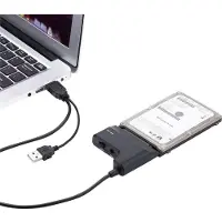 Renkforce Festplatten/SSD Adapter [1x USB 2.0 Stecker A - 1x SATA-Kombi-Stecker 7+15pol.] 0.30 m vergoldete Steckkontak
