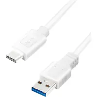 Logilink CU0175, 1,5 m, USB A, USB C, USB 3.2 Gen 1 (3.1 Gen 1), 5 Gbit/s, Weiß
