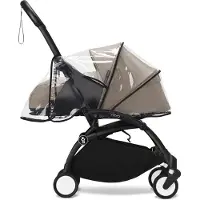 Yoyo 0+ Neugeborenen Set Regenschutz für Kinderwagen Black