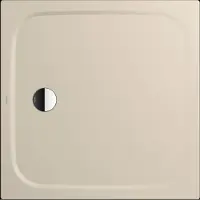 Kaldewei CAYONOPLAN 2258-5, Duschwanne mit Wannenträger extraflach, 100x100cm, 361847983661, Farbe: Warm Beige 20 mit Perl-Effekt