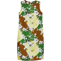 MADELEINE Ärmelloses Kleid mit Blumenmuster in hellgrün / multicolor | Gr.: 38
