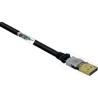 Renkforce DisplayPort-Anschlusskabel, DisplayPort-Stecker, DisplayPort-Stecker, 5,00 m, Schwarz, RF-5234036, vergoldete Stecker