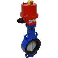 Tameson DN80 (3 Zoll) 24VDC Elektrische Absperrklappe GGG40-Gusseisen-EPDM - BFLL