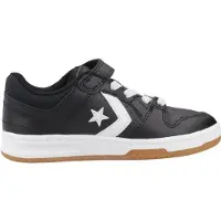 Converse Sneaker "LIFESTYLE 1998 EASY ON", Kinder, Gr. 35, schwarz-weiß (schwarz, weiß, schwarz), Leder, Synthetik, Schuhe Sneaker
