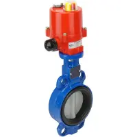 Tameson Elektrische Absperrklappe mit Zwischenflansch DN50 (2 Zoll) 120VAC GGG40-Edelstahl-EPDM - BFLW