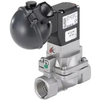 Burkert Magnetventil G1 1/4'' NC Edelstahl NBR 0.2-10bar/3-145psi 24VAC/DC Wasserschlagschutz ATEX 5282 355250
