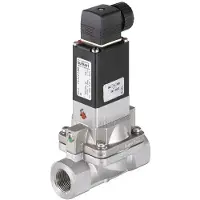 Burkert Magnetventil NPT 1'' NC Edelstahl FKM 0.2-10bar/3-145psi 110VDC Wasserschlagschutz 5282 211948